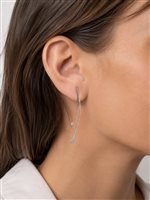 Orecchini Recarlo Donna in Oro Diamante 0.15 Ct AB 528/B - AB 528/B